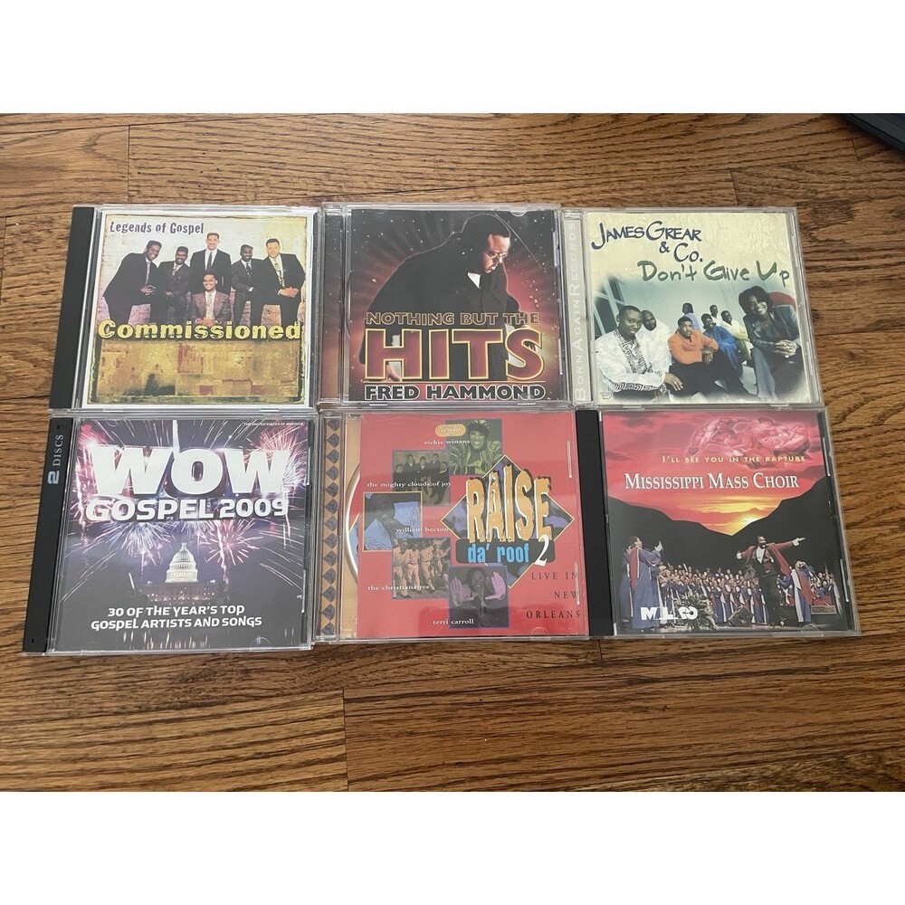 Gospel CD Lot Commissioned Fred Hammond WOW Gospel Mississippi Mass Choir